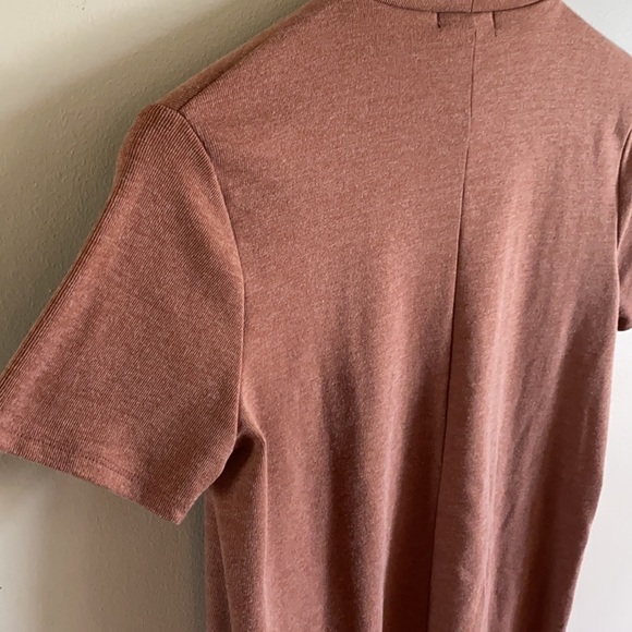 Forever 21 Copper Brown Short Turtle Neck Mini Dress Size Small - Picture 6 of 7